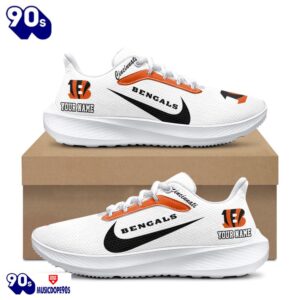 Personalized Cincinnati Bengals Nike Running Sneakers