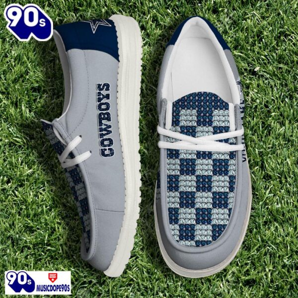 Personalized Dallas Cowboys NFL 32 Teams HeyDude Canvas Loafer Shoes