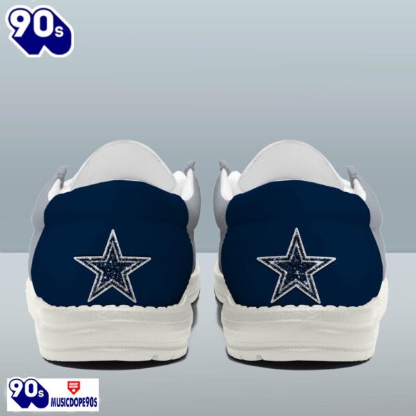 Personalized Dallas Cowboys NFL 32 Teams HeyDude Canvas Loafer Shoes