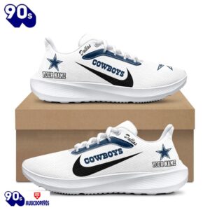 Personalized Dallas Cowboys Nike Running Sneakers