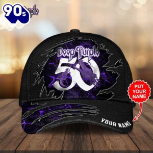Personalized Deep Purple Classic Cap Gift Summer For Fans
