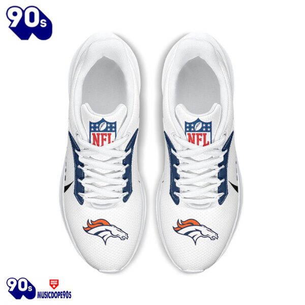 Personalized Denver Broncos Nike Running Sneakers