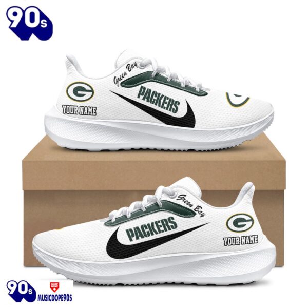 Personalized Green Bay Packers Nike Running Sneakers