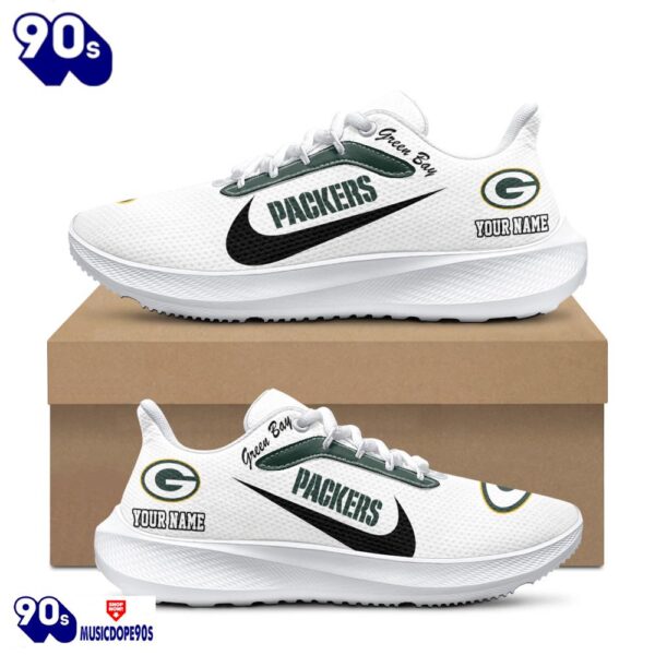 Personalized Green Bay Packers Nike Running Sneakers