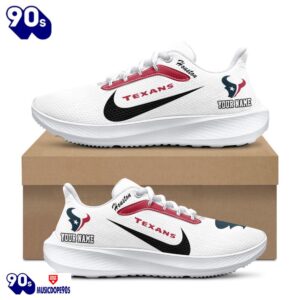 Personalized Houston Texans Nike Running Sneakers