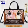 Personalized Humble Yourselves Before The Lord And He Will Exalt You Leather Bag , Christian Bags  Gift For Women Christmas