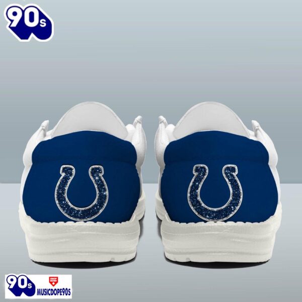 Personalized Indianapolis Colts NFL 32 Teams HeyDude Canvas Loafer Shoes