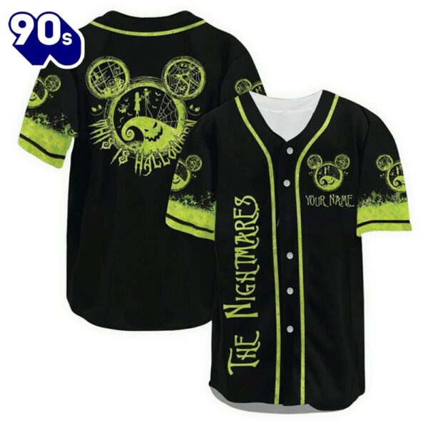 Personalized Jack Skellington This Is Halloween Baseball Jersey  Gift For Fans