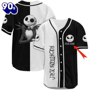 Personalized Jack Skellington White Black…