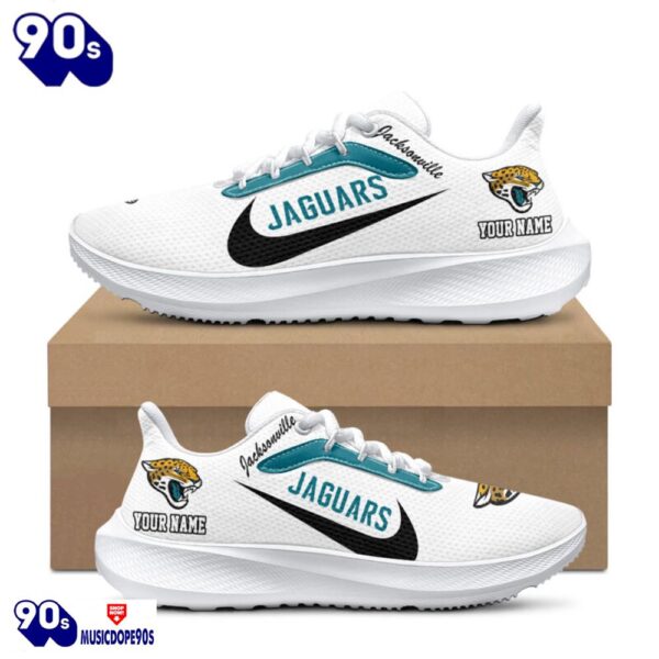 Personalized Jacksonville Jaguars Nike Running Sneakers