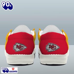 Personalized Kansas City Chiefs NFL 32 Teams HeyDude Canvas Loafer Shoes