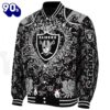 Personalized Las Vegas Raiders Heart Explosion Black Jacket