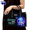 Personalized Leather Bag For Women – Godfidence Knowing I Can‘t But He Can Leather Bag Leather Bag , Christian Bags  Gift For Women Christmas