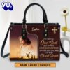 Personalized Leather Bag For Women – There Is One Mediator Between God And Men The Man Christ Jesus Leather Bag Leather Bag , Christian Bags  Gift For Women Christmas