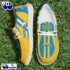 Personalized Los Angeles Chargers NFL Team White Canvas Loafer Shoes