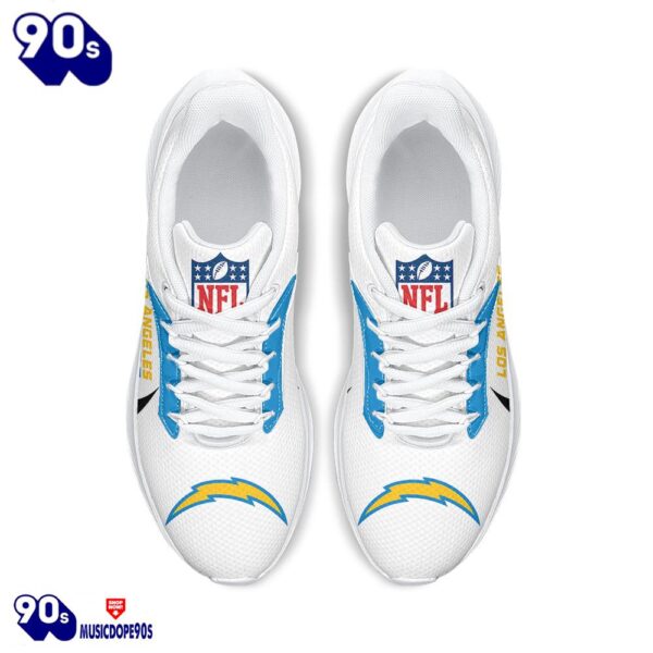 Personalized Los Angeles Chargers Nike Running Sneakers