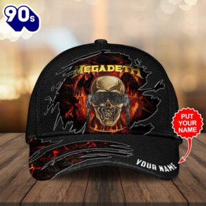 Personalized Megadeth Band 2025 Logo New, 3D Classic Hat Cap Gift Summer