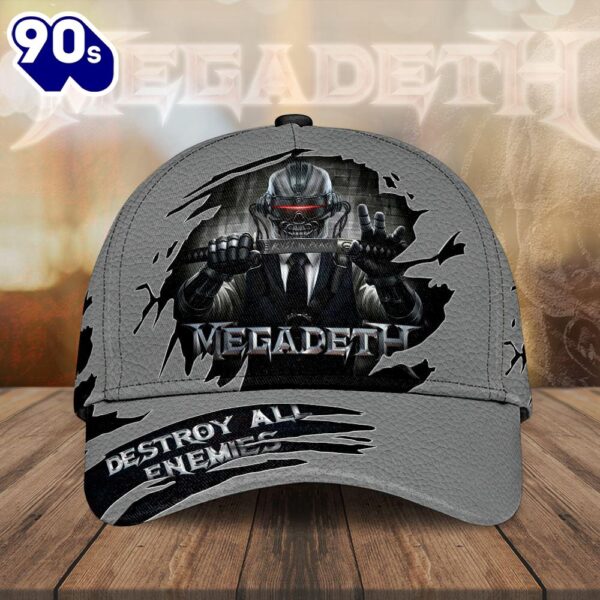 Personalized Megadeth Band Classic Cap 3D Hat Trendding New