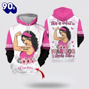Personalized Name Custom Breast Cancer…