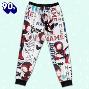 Personalized Name Spidey Amazing Friends Pajamas - Movie Cartoon Holiday Pajamas