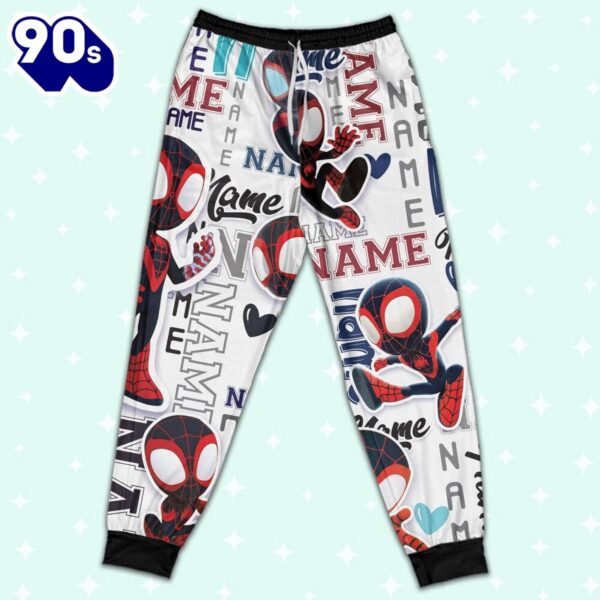 Personalized Name Spidey Amazing Friends Pajamas – Movie Cartoon Holiday Pajamas