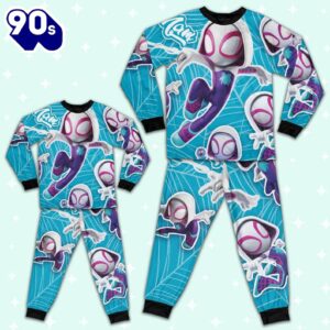 Personalized Name the Spidey and His Amazing Friends Pajamas Set - Movie Cartoon Holiday Pajamas