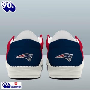 Personalized New England Patriots NFL 32 Teams HeyDude Canvas Loafer Shoes