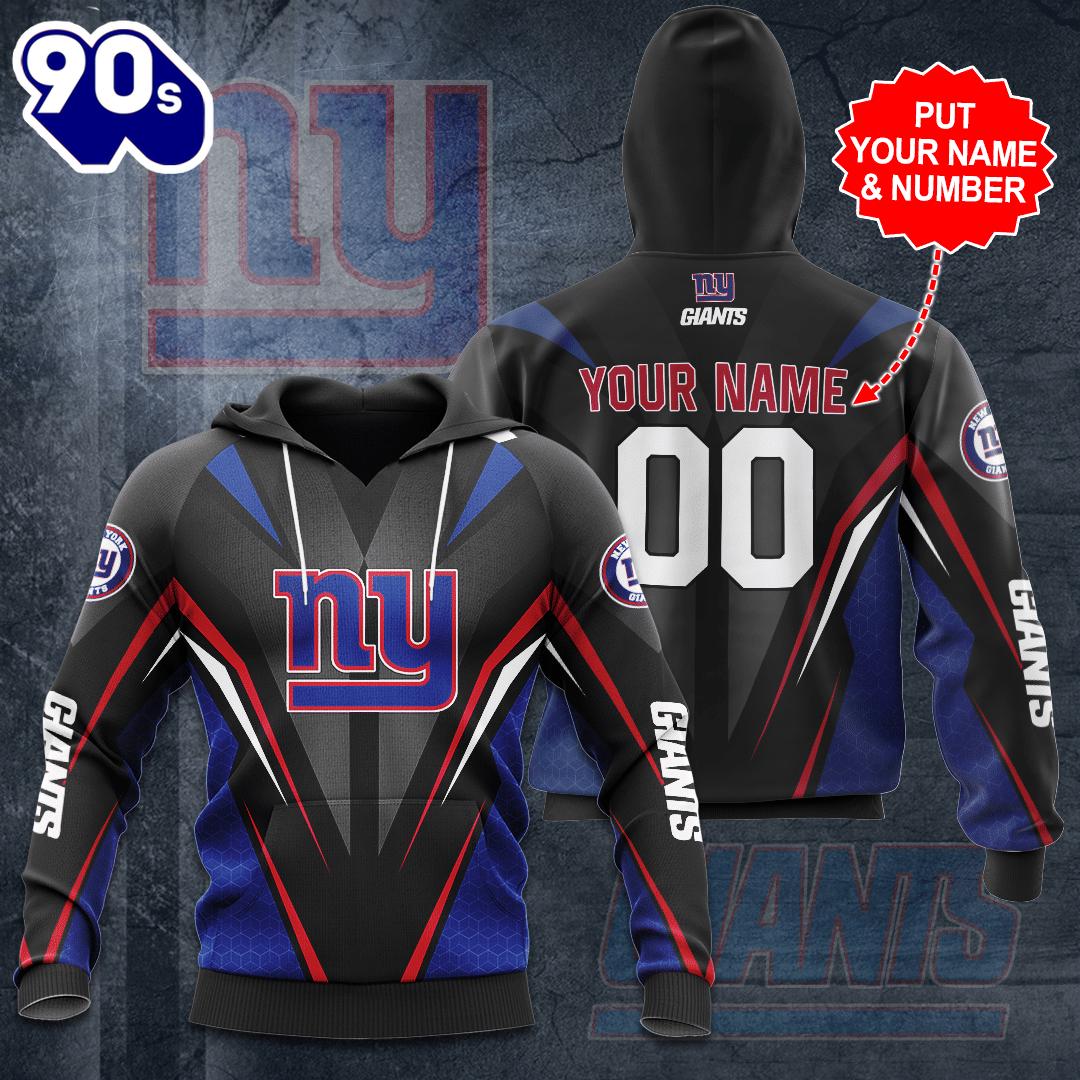 Personalized New York Giants 3D Hoodie Personalized New York Giants 3D Hoodie
