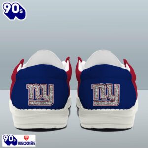 Personalized New York Giants NFL 32 Teams HeyDude Canvas Loafer Shoes