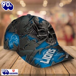 Personalized NFL Detroit Lions Skull…