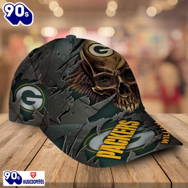 Personalized NFL Green Bay Packers Skull Cap V2