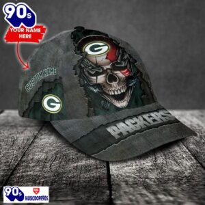 Personalized NFL Green Bay Packers Skull Cap V3