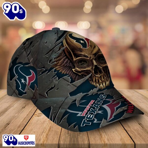 Personalized NFL Houston Texans Skull Cap V2