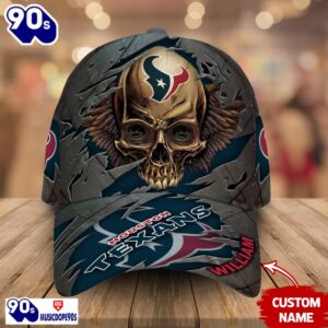 Personalized NFL Houston Texans Skull…