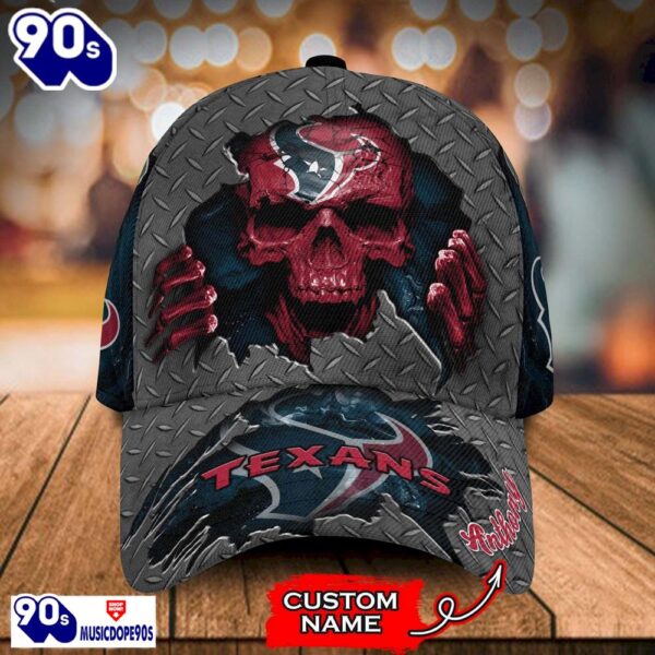 Personalized NFL Houston Texans Skull Cap