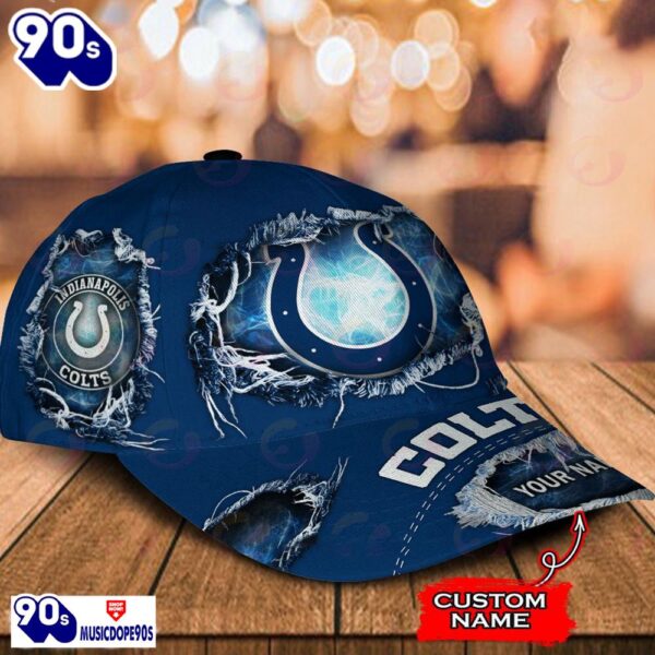 Personalized NFL Indianapolis Colts Classic Cap V2