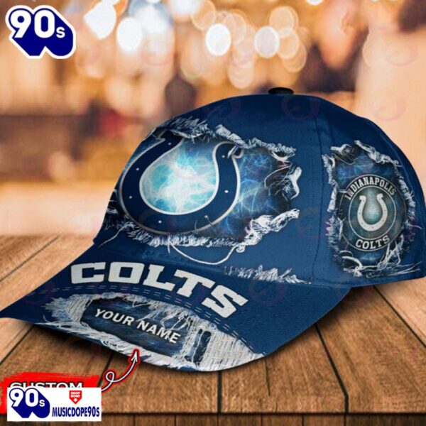 Personalized NFL Indianapolis Colts Classic Cap V2