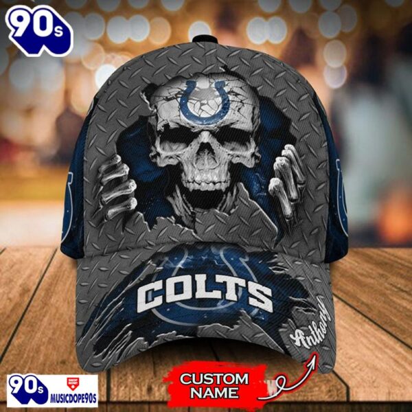 Personalized NFL Indianapolis Colts Skull Cap