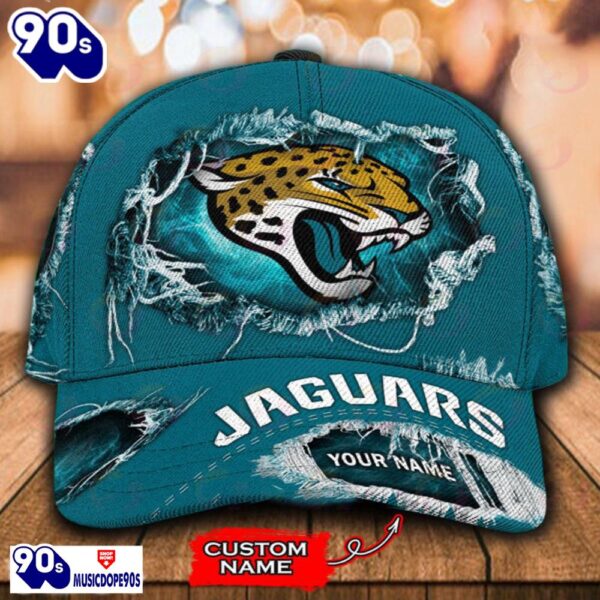 Personalized NFL Jacksonville Jaguars Classic Cap V2