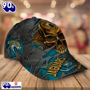 Personalized NFL Jacksonville Jaguars Skull Cap V2