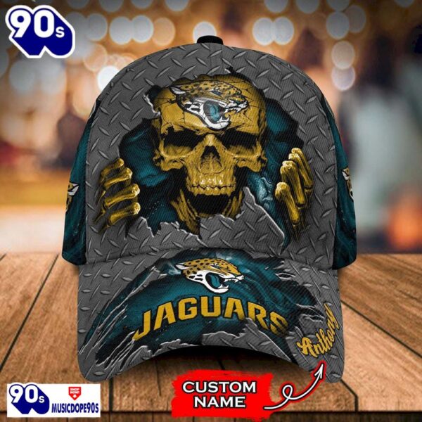 Personalized NFL Jacksonville Jaguars Skull Cap