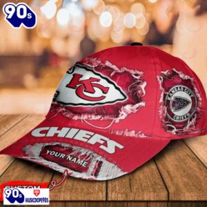 Personalized NFL Kansas City Chiefs Classic Cap V2