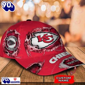 Personalized NFL Kansas City Chiefs Classic Cap V2