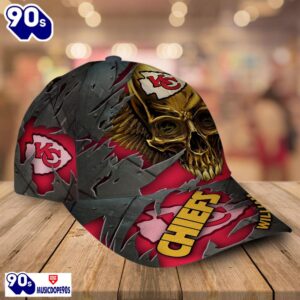 Personalized NFL Kansas City Chiefs Skull Cap V2