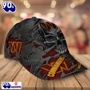 Personalized NFL Washington Commanders Skull Cap V2