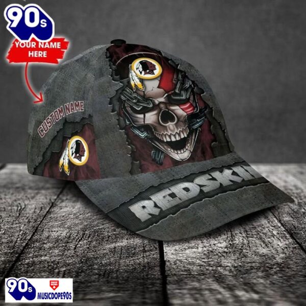 Personalized NFL Washington Commanders Skull Cap V3
