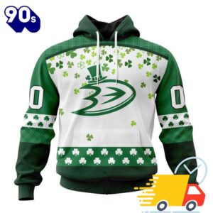 Personalized NHL Anaheim Ducks Special Design For St. Patrick Day All Over Print Shirts