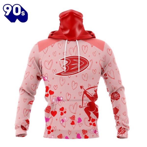 Personalized NHL Anaheim Ducks Special Design For Valentines Day All Over Print Shirt