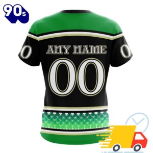 Personalized NHL Anaheim Ducks Specialized Unisex Kits Hockey Celebrate St Patrick's Day All Over Print Shirts