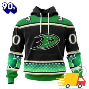 Personalized NHL Anaheim Ducks Specialized Unisex Kits Hockey Celebrate St Patrick's Day All Over Print Shirts